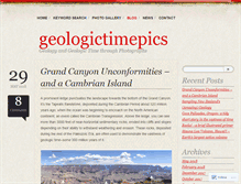 Tablet Screenshot of geologictimepics.com
